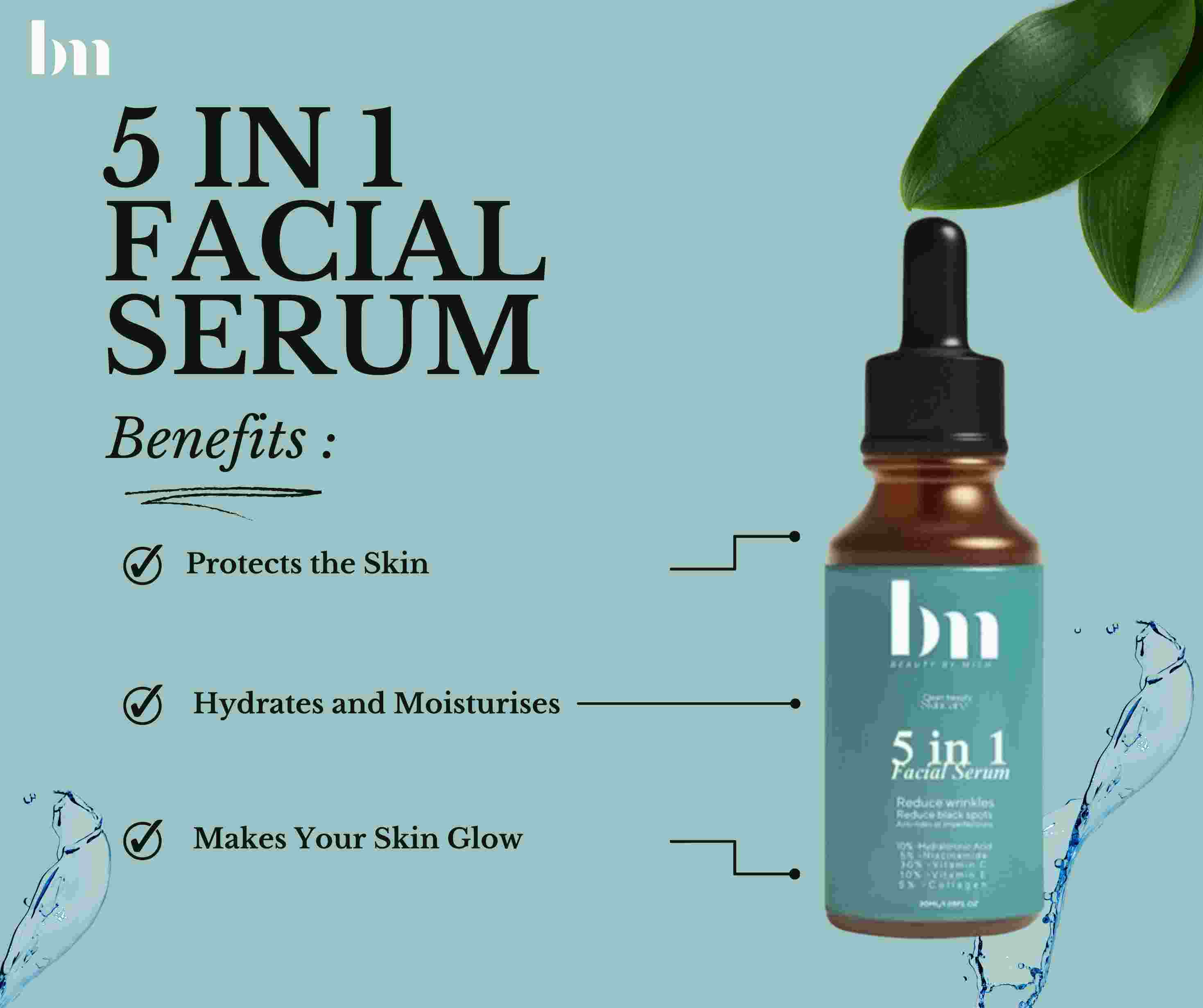 Illuminate Your Eyes: The Power Duo of 5-in-1 Facial Serum and Mini Vibration Eye Cream